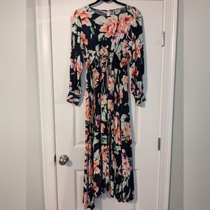 Anthropologie long sleeve corset dress